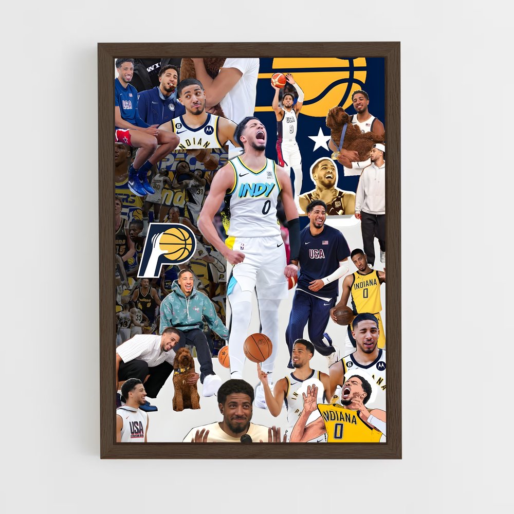 Poster Tyrese de haliburton – affiche Basketball (vue 5)